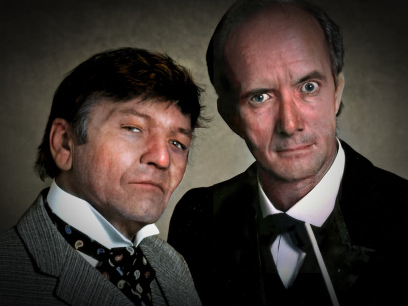 Clive Merrison and Michael Williams as Holmes and Watson