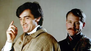 Roger Rees and Crawford Logan as Holmes and Watson